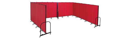 Closed Portable Room Divider and Opening Room Divider