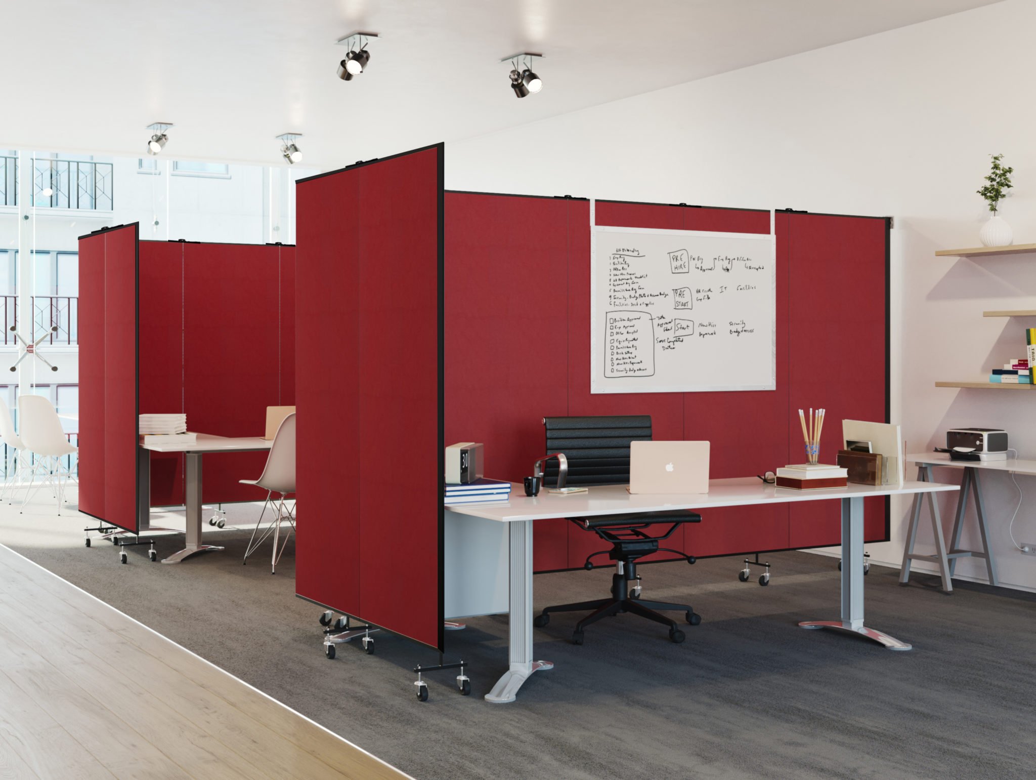 Pop Up Office Areas - Screenflex Portable Room Dividers