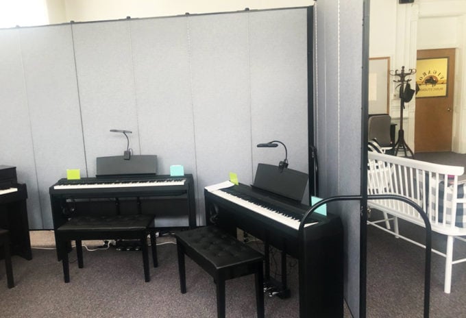 Music Room Dividers - Screenflex Portable Room Dividers