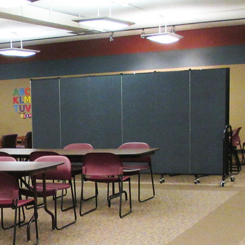 Concurrent Library Workshops - Screenflex Partitions