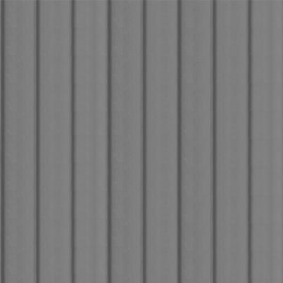 Fluted Polycarbonate Light Gray Color Swatch 